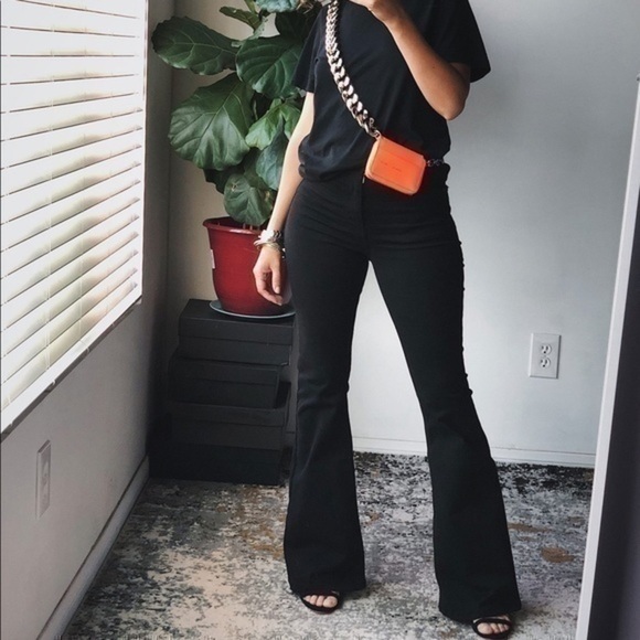 ZARA Low rise Flare Jeans full length 6045/050 - Picture 6 of 14